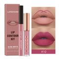 Langmanni | Conjunto 2 Peças Gloss e Lápis Labial Efeito Matte