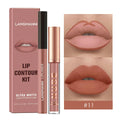 Langmanni | Conjunto 2 Peças Gloss e Lápis Labial Efeito Matte