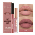Langmanni | Conjunto 2 Peças Gloss e Lápis Labial Efeito Matte