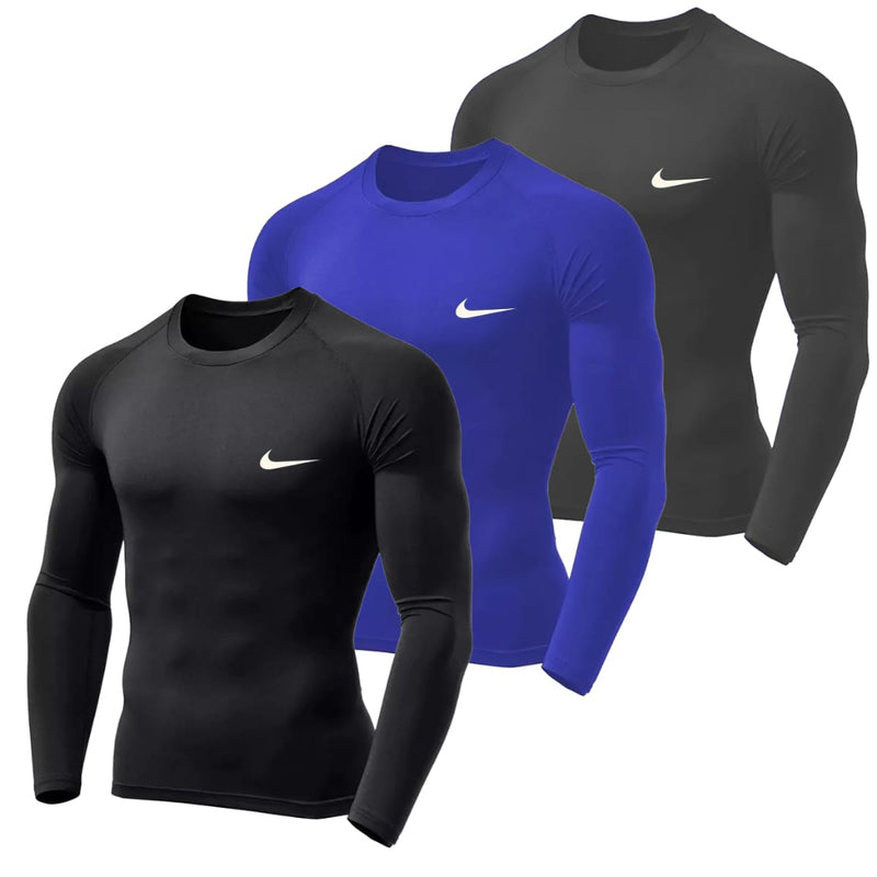 Kit 3 Camisas Proteção Uv 50+ Segunda Pele Promoção
