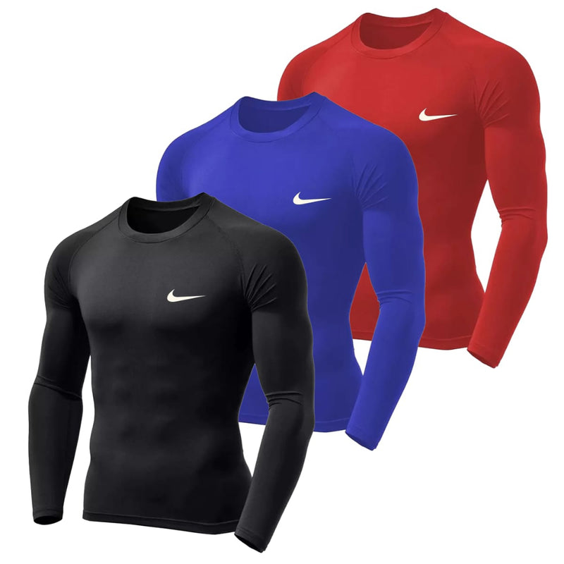 Kit 3 Camisas Proteção Uv 50+ Segunda Pele Promoção