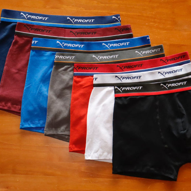 Kit 5 Cuecas Boxer Algodão Adulto Masculina Box