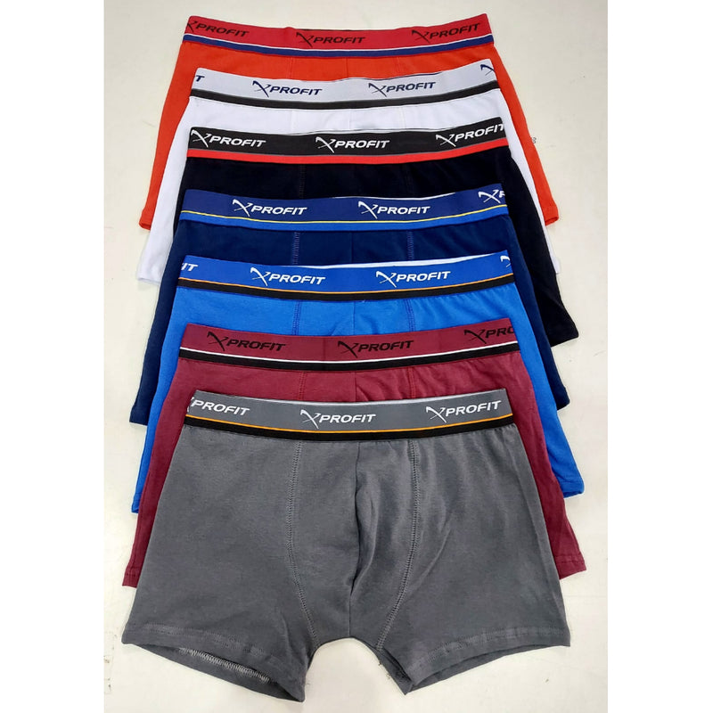 Kit 5 Cuecas Boxer Algodão Adulto Masculina Box
