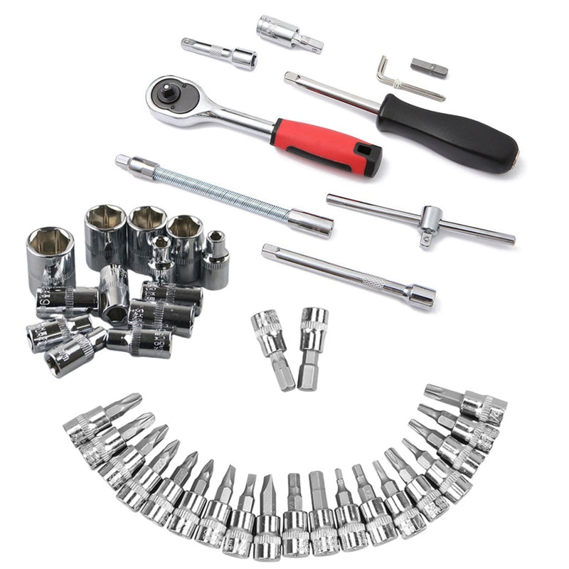 Kit Ferramentas 46 Peças Com Maleta Jogo De Ferramentas Completo