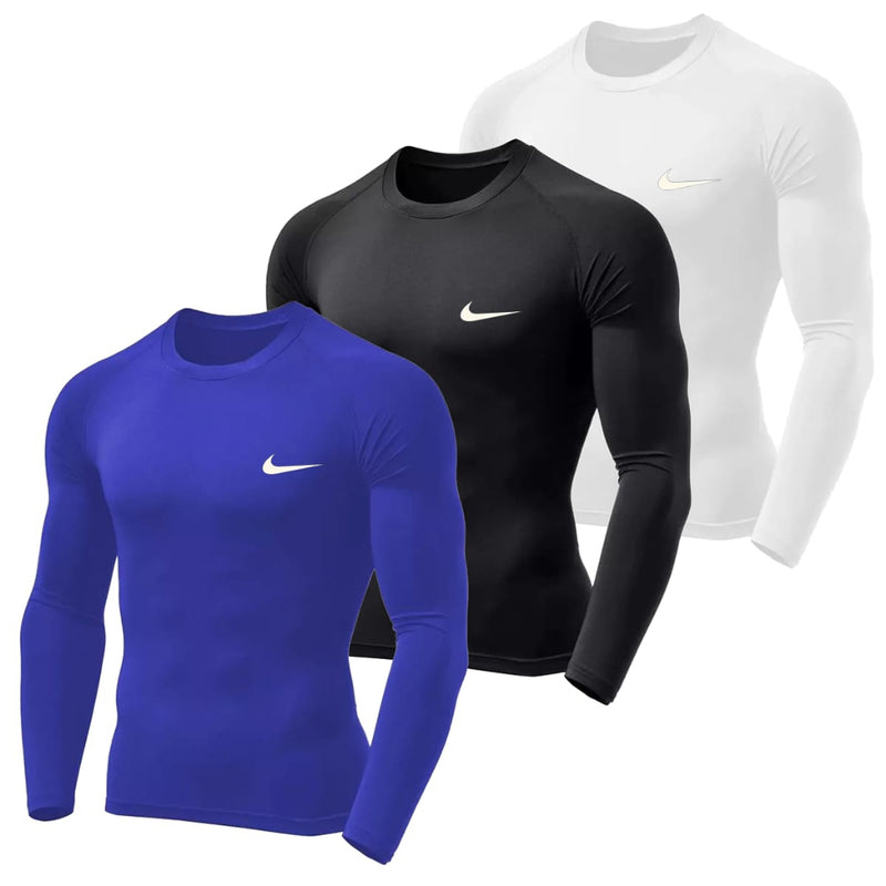 Kit 3 Camisas Proteção Uv 50+ Segunda Pele Promoção