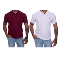 Kit  2 Camisas Polo Club Masculina Premium