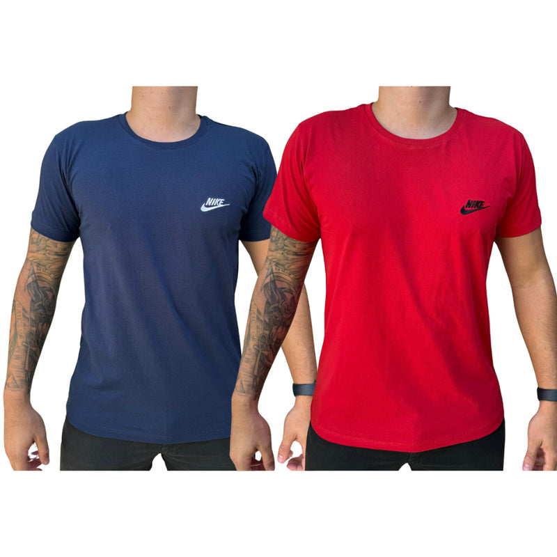 Kit 2 Camisa Nike Premium 100% Algodao