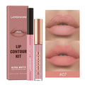 Langmanni | Conjunto 2 Peças Gloss e Lápis Labial Efeito Matte
