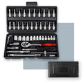 Kit Ferramentas 46 Peças Com Maleta Jogo De Ferramentas Completo
