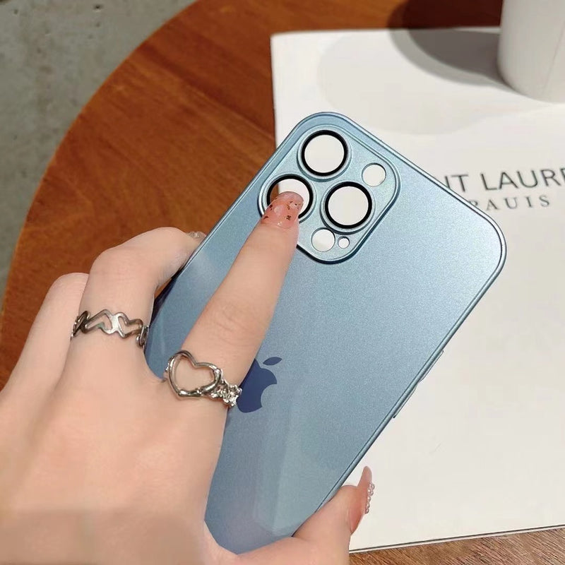 Capa De Vidro Fosco Para iPhone 14 Plus 14 13 12 11 Pro Max