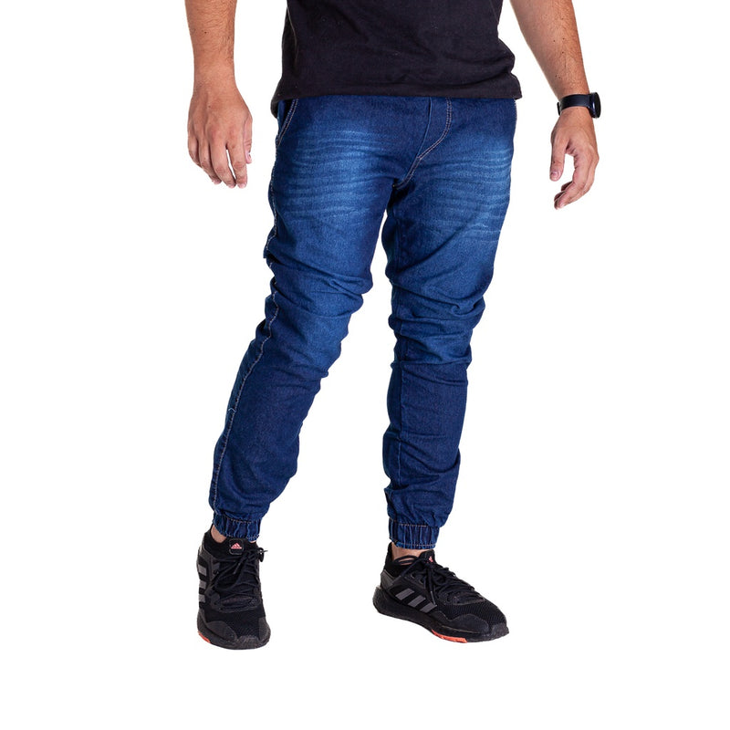 Calça Jogger Masculina Sarja com punho elástico