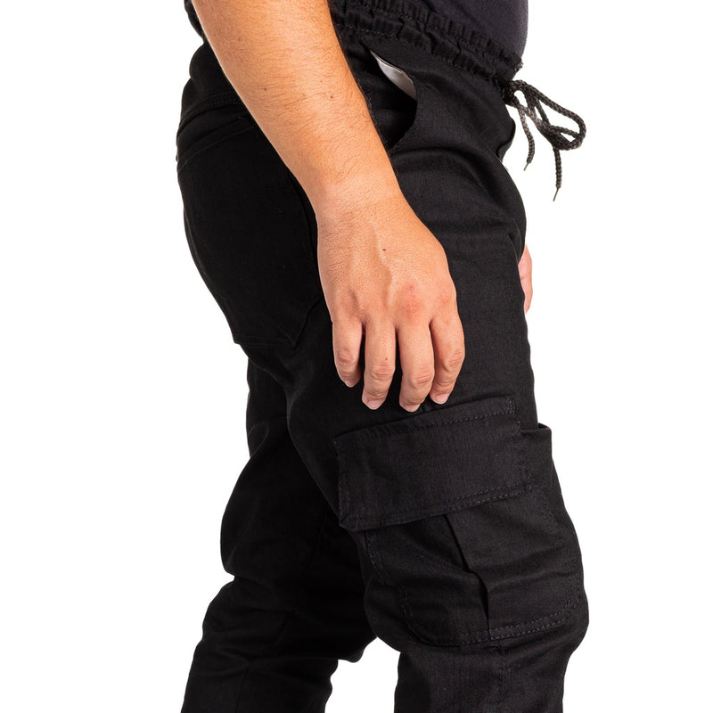 Calça Jogger Masculina Sarja com punho elástico
