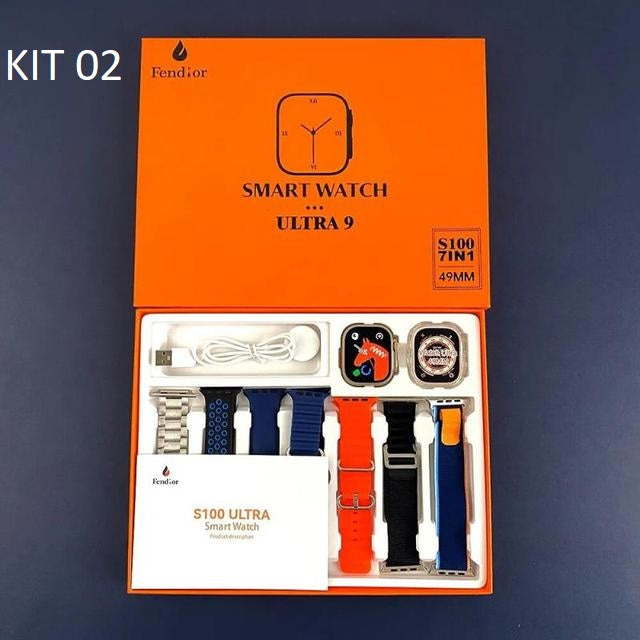 SmartWatch - Serie 9 Pro [Brinde: 7 Pulseiras + Capa Protetora]