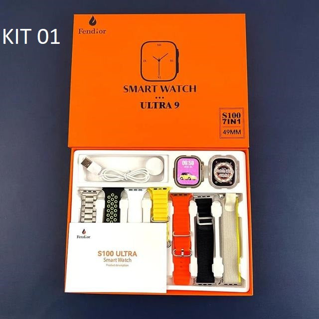 SmartWatch - Serie 9 Pro [Brinde: 7 Pulseiras + Capa Protetora]