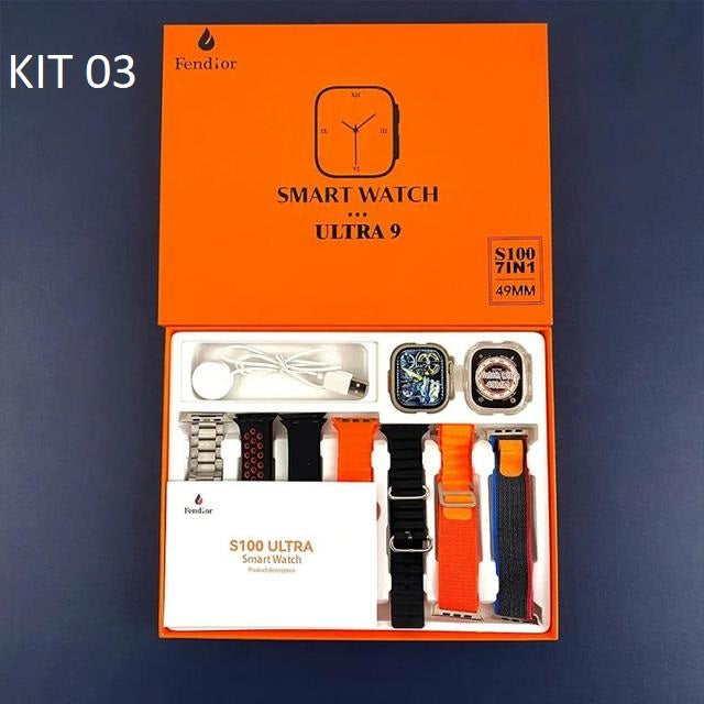 SmartWatch - Serie 9 Pro [Brinde: 7 Pulseiras + Capa Protetora]