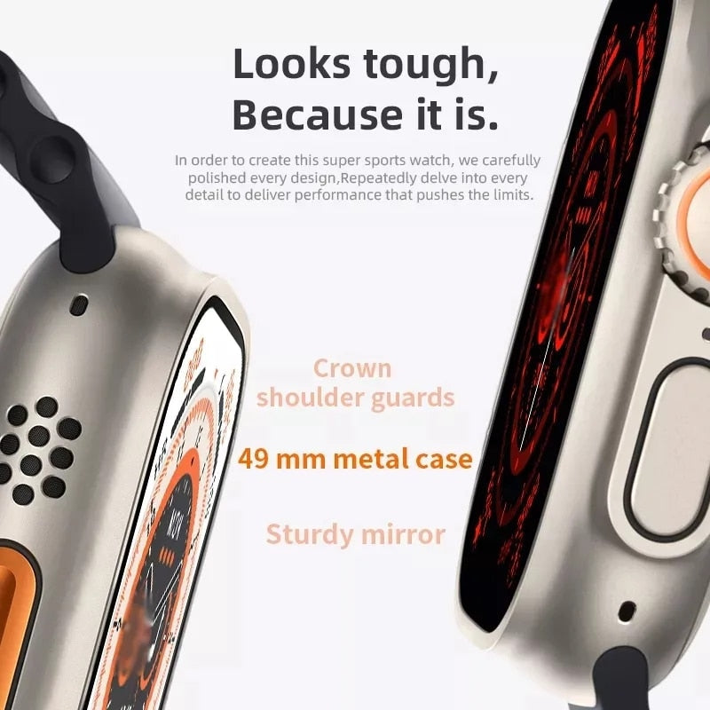 Smartwatch S9 Ultra 49MM [Kit: 3 Pulseiras] LANÇAMENTO