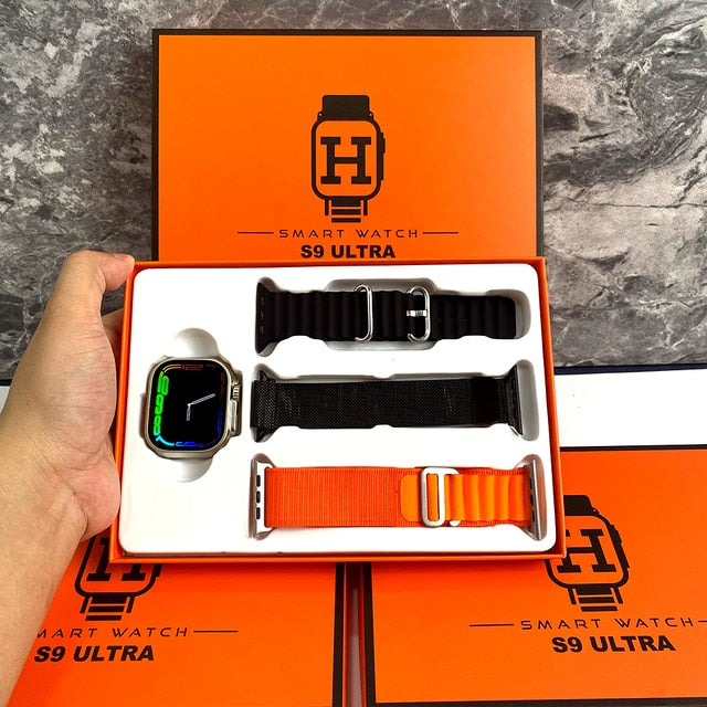Smartwatch S9 Ultra 49MM [Kit: 3 Pulseiras] LANÇAMENTO