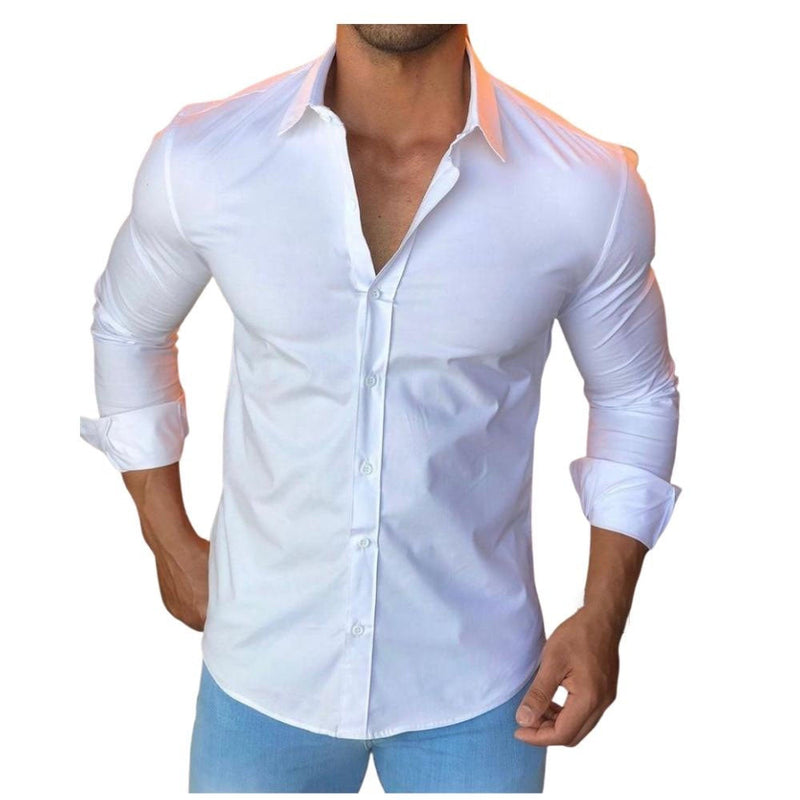 Camisa Social Masculina Slim fit Luxo