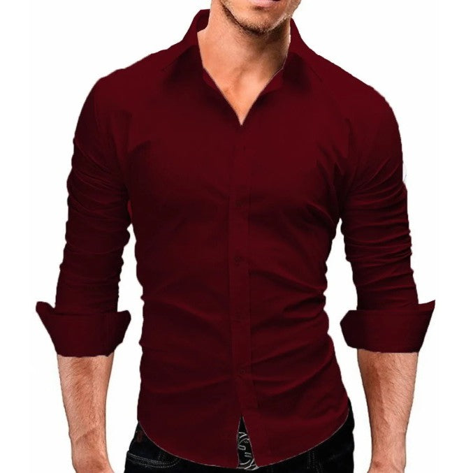 Camisa Social Masculina Slim fit Luxo